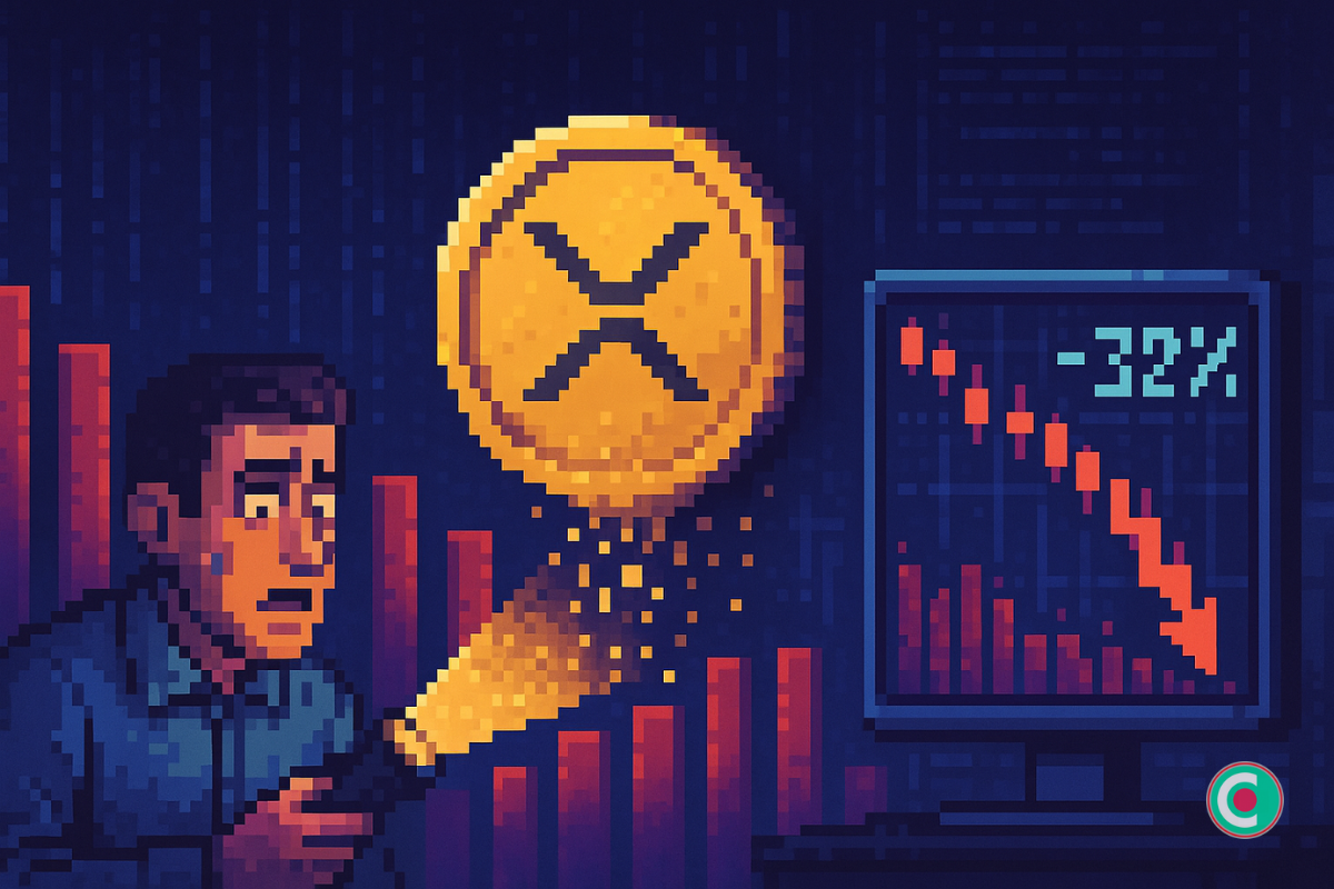 Crypto : le volume du XRP chute de 32 %