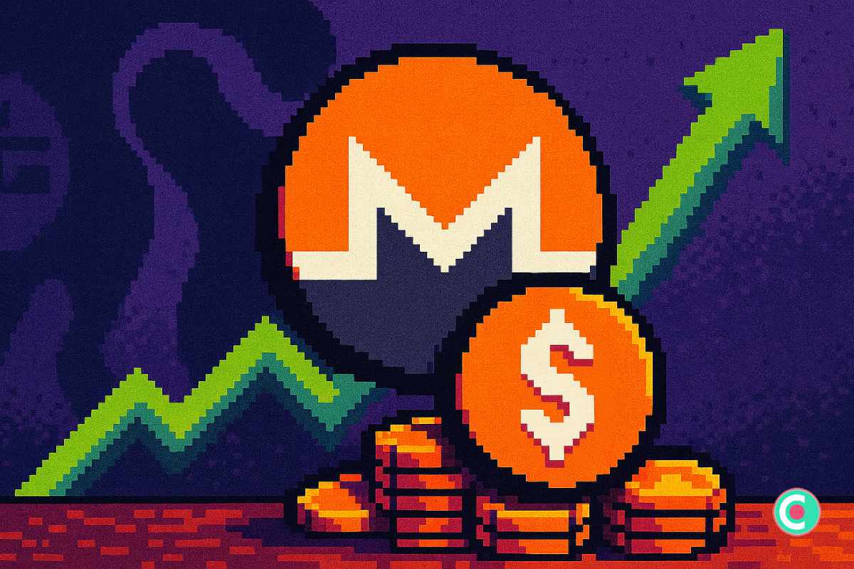 XMR vise 450 $ : Monero boosté par les cryptos confidentielles
