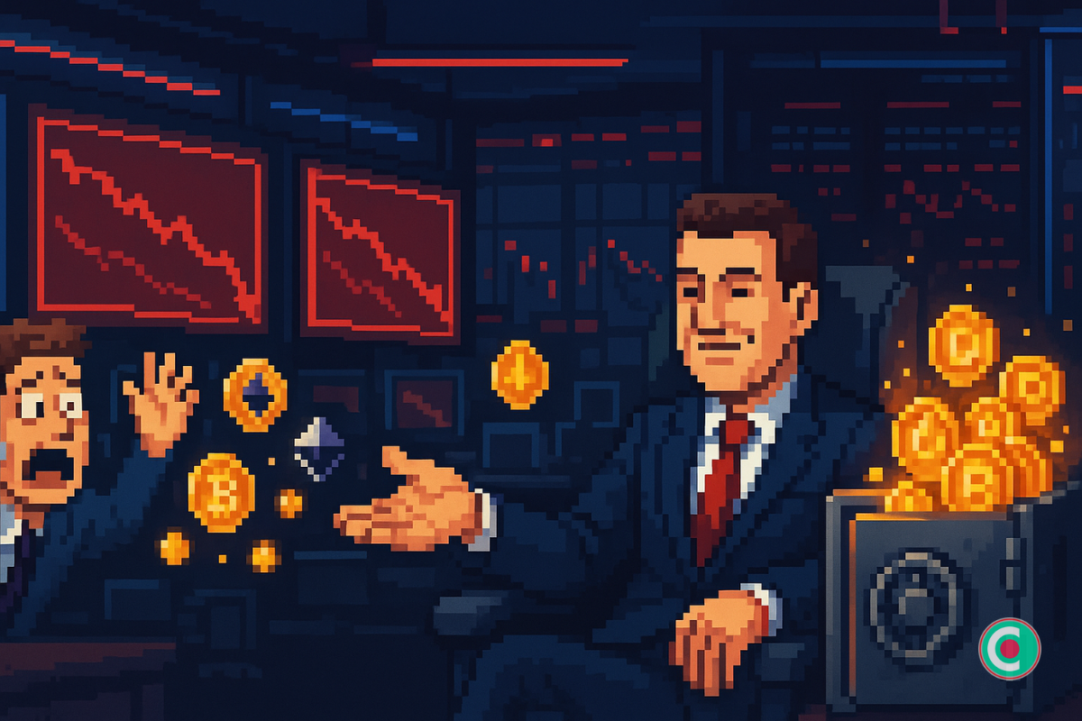 Les gros portefeuilles veulent plus de crypto malgré le crash