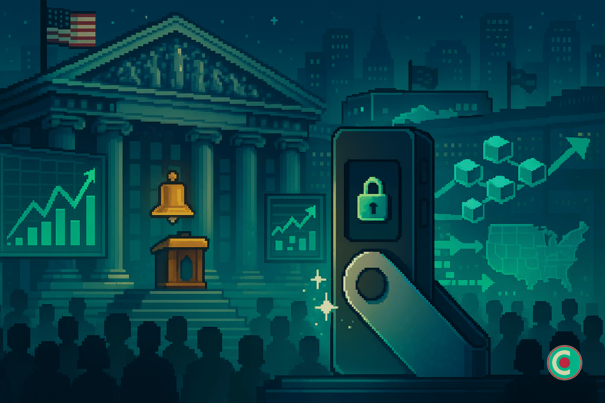 Ledger pourrait être introduit à la bourse de New York