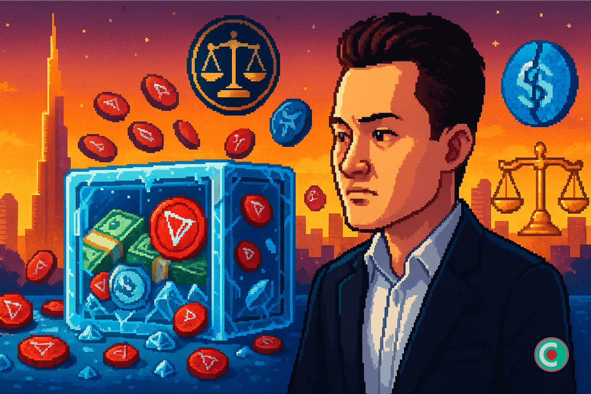 Dubaï gèle 456 millions de dollars d’actifs de Justin Sun le fondateur de Tron