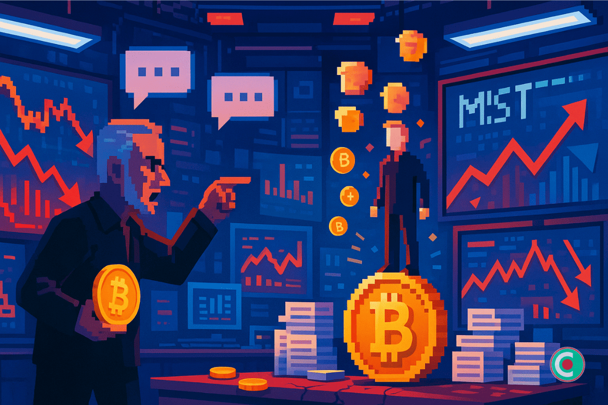 Bitcoin : Peter Schiff attaque Michael Saylor en disant que le modèle économique de MSTR est une escroquerie