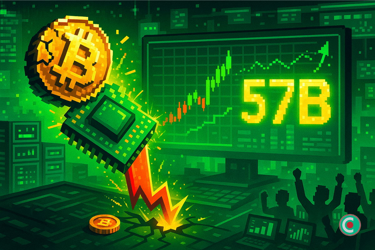 Bitcoin sauvé par le chiffre d’affaires record de 57 milliards de dollars de Nvidia