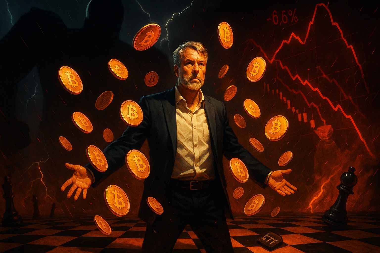 Stratégie Bitcoin tension