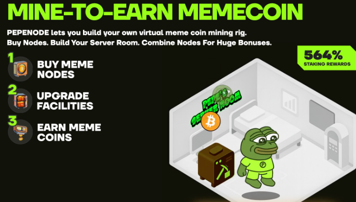 PepeNode lève 2,3 M$ alors que son ICO entre dans ses 30 derniers jours et ce jeton mine-to-earn vise le x100