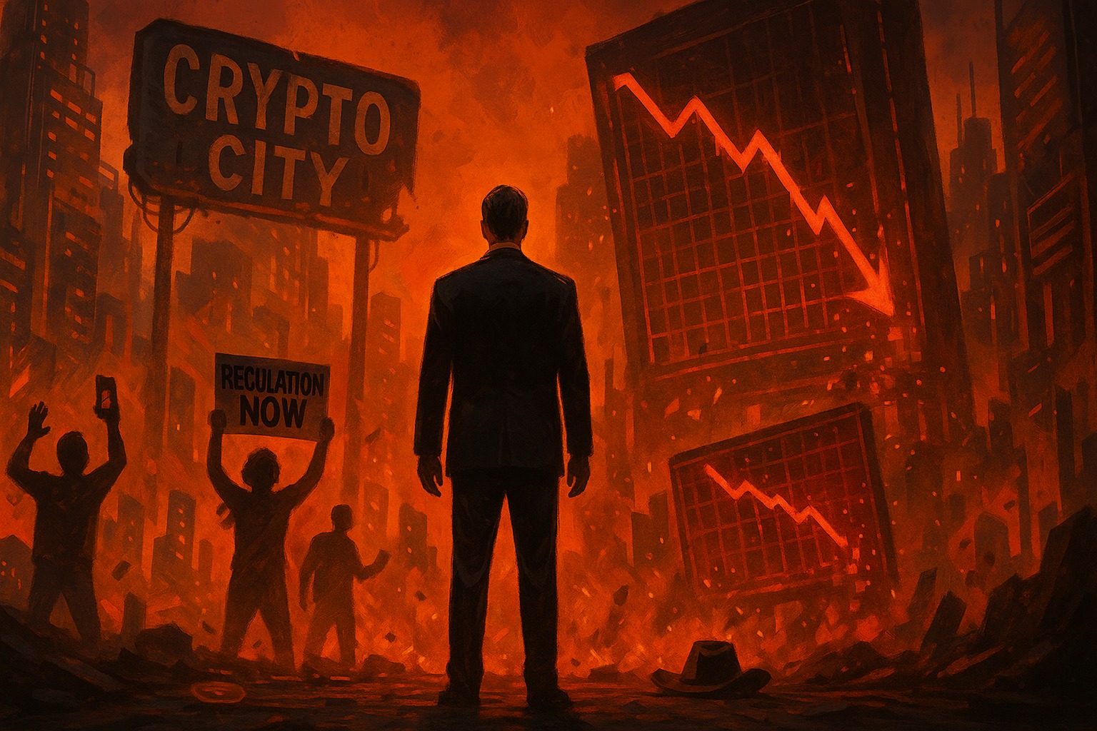 Chaos crypto président