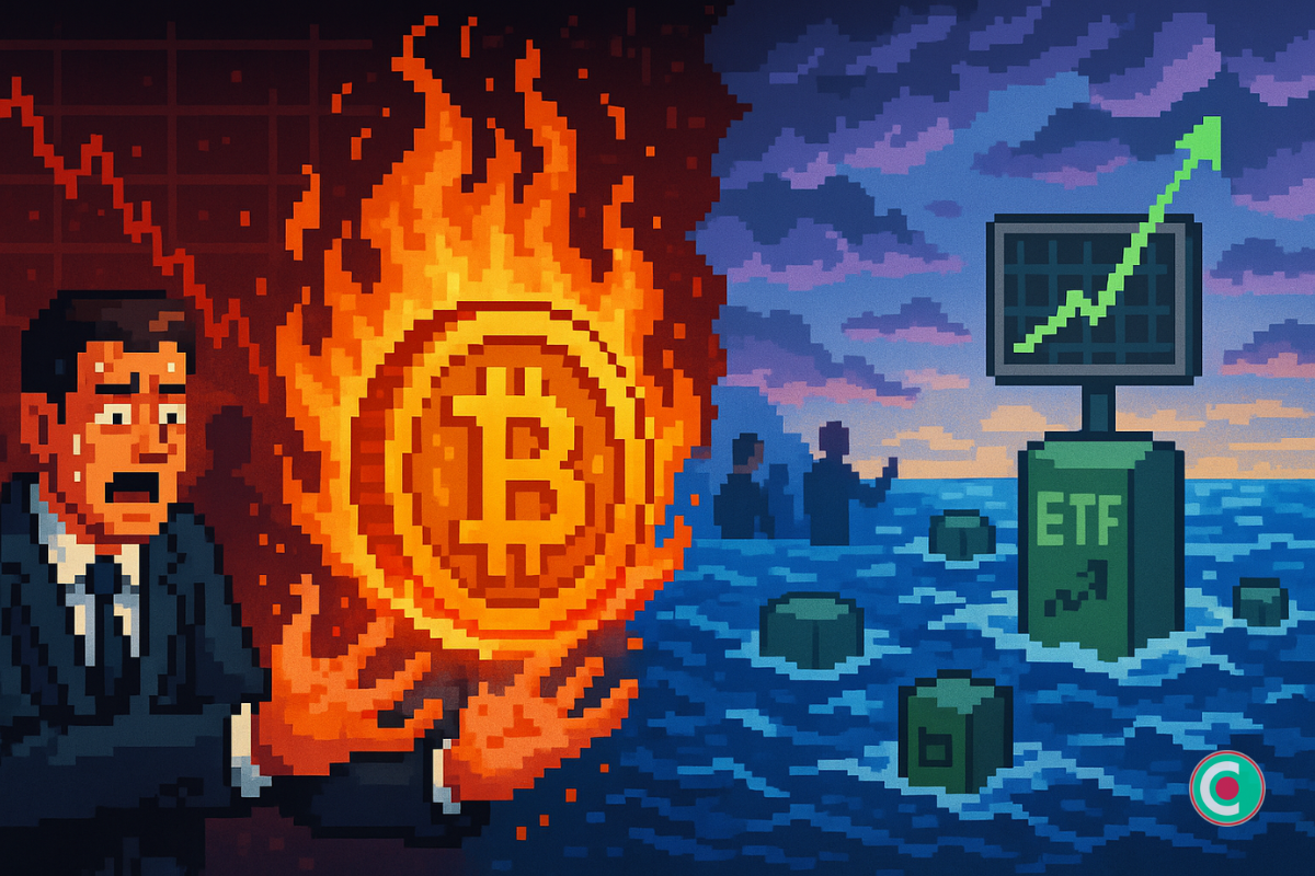 Bitcoin brûle les mains des traders tandis que les ETF sortent la tête de l’eau