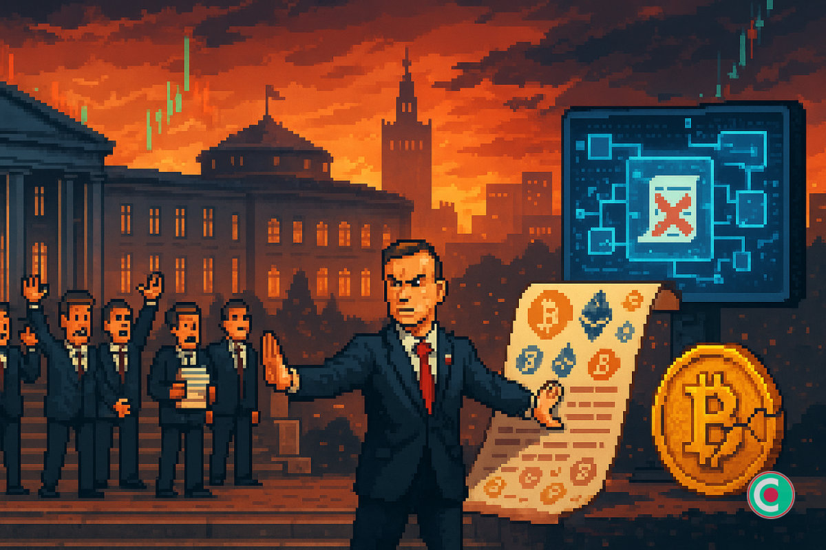 Crypto : Le président polonais bloque la loi choc et défie son propre gouvernement