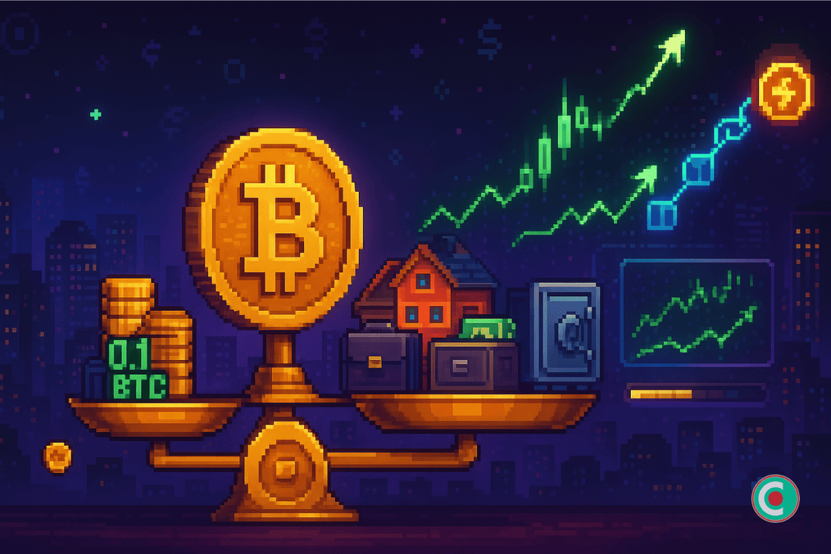 Richesse générationnelle avec 0,1 BTC ? Et que dire du token de Layer 2 qui pourrait propulser Bitcoin vers 1 M$ ?