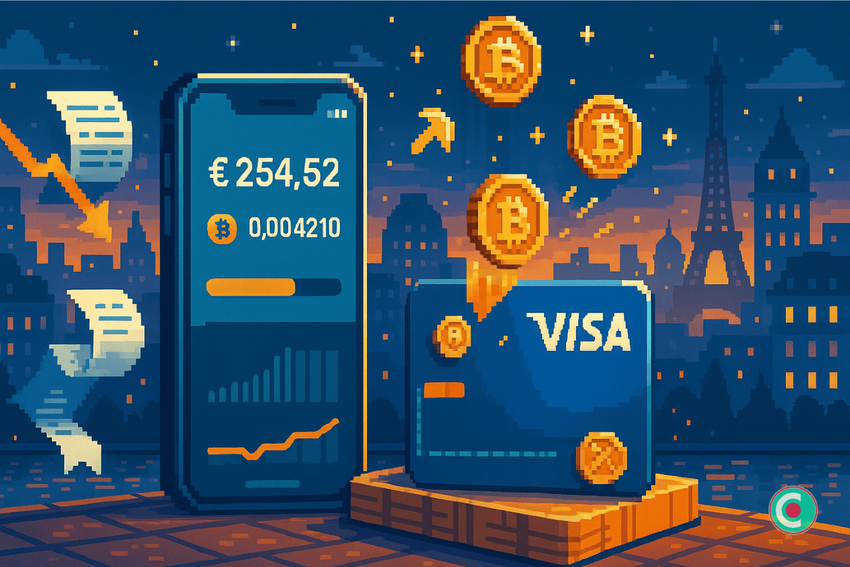 Bitstack lève 15 millions de dollars et lance une cb Visa avec 1% de cashback en Bitcoin