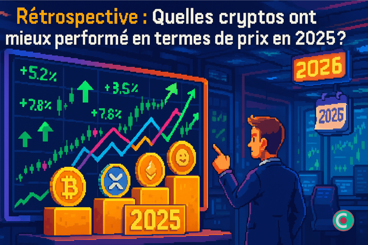 Quelles cryptos ont le mieux performé en termes de prix en 2025 ?