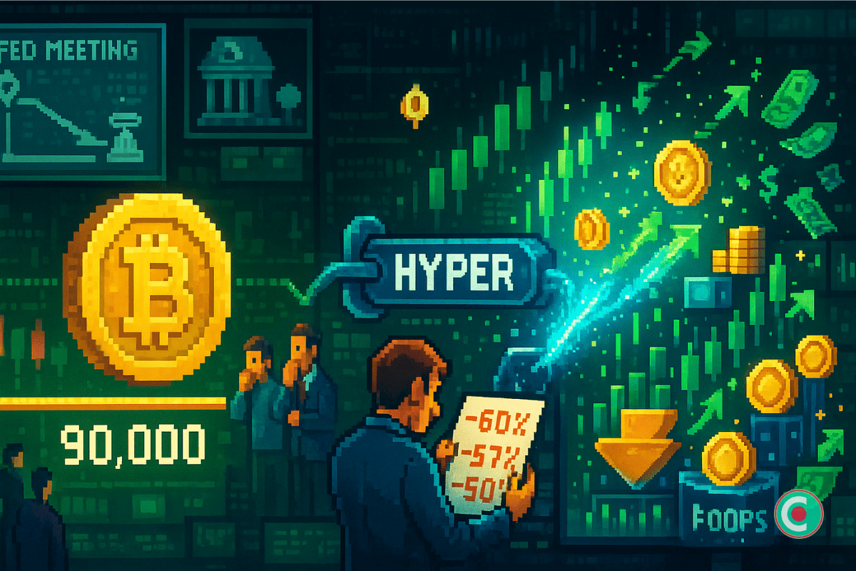 Bitcoin se fige à 90 000 $ alors que la Fed se montre prudemment dovish, mais le plus gros potentiel haussier se déplace vers son side-écosystème