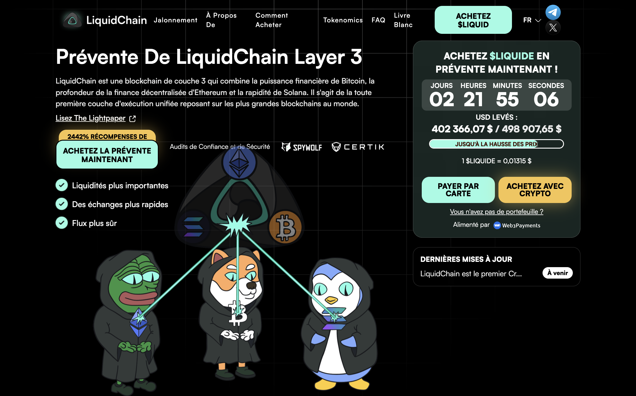 Liquidchain prévente