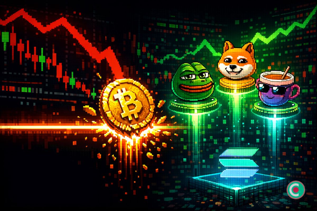 Malgré la chute du Bitcoin les memecoins reprennent le contrôle du marché : Quel espoir pour Solana en 2026 ?