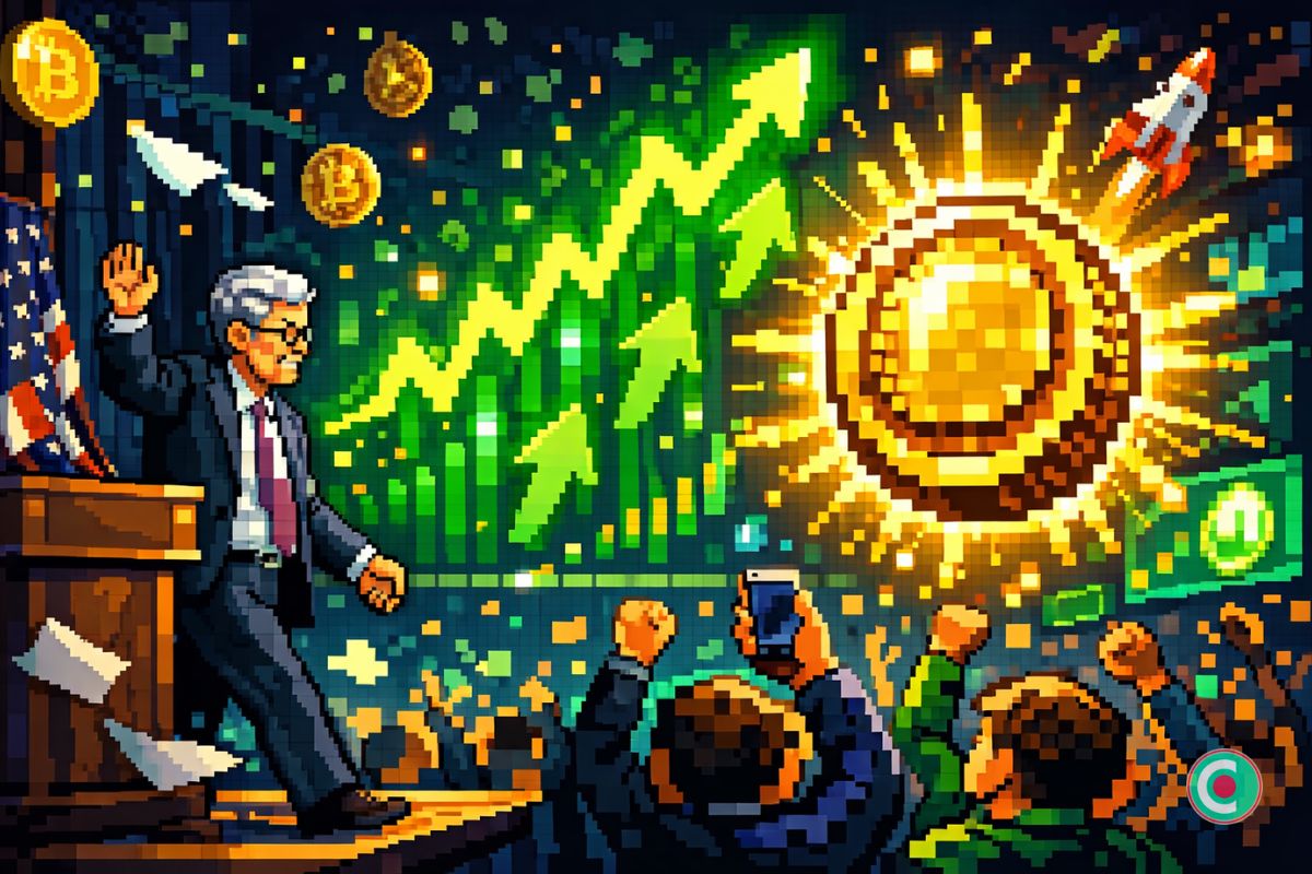 Fin de Powell imminente ? Le marché se montre positif et cet altcoin pourrait en profiter