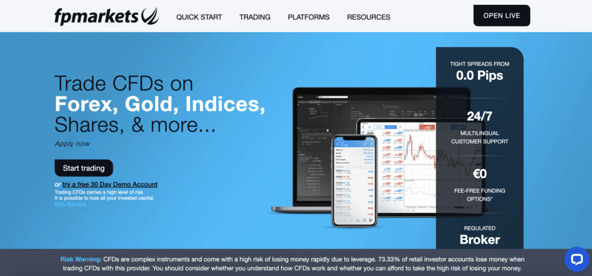 acheter des actions avec FP Markets