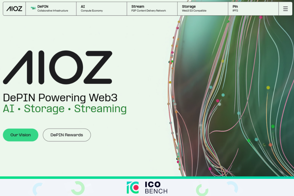 ICObench AIOZ Network ($AIOZ) - Αποκεντρωμένο CDN δίκτυο ενισχυμένο με AI Crypto Coins