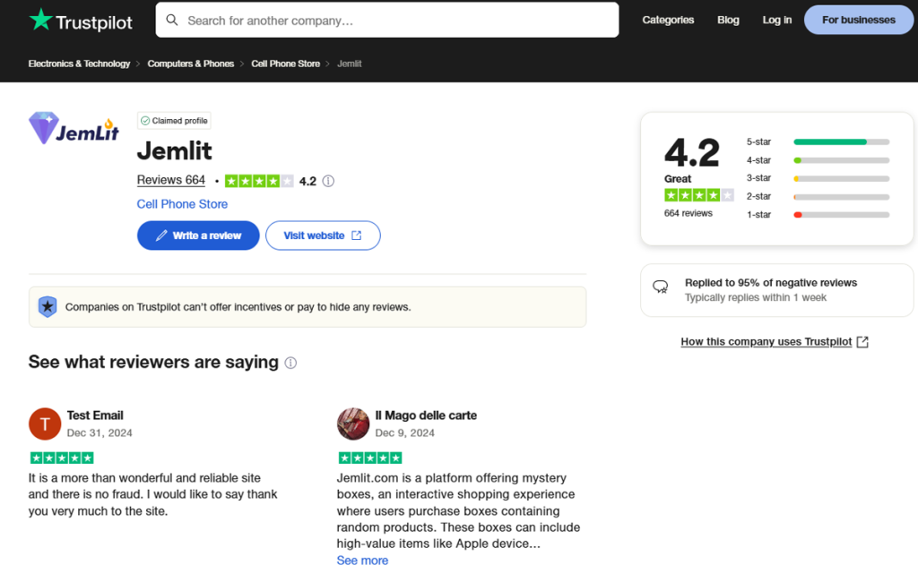 trustpilot jemlit