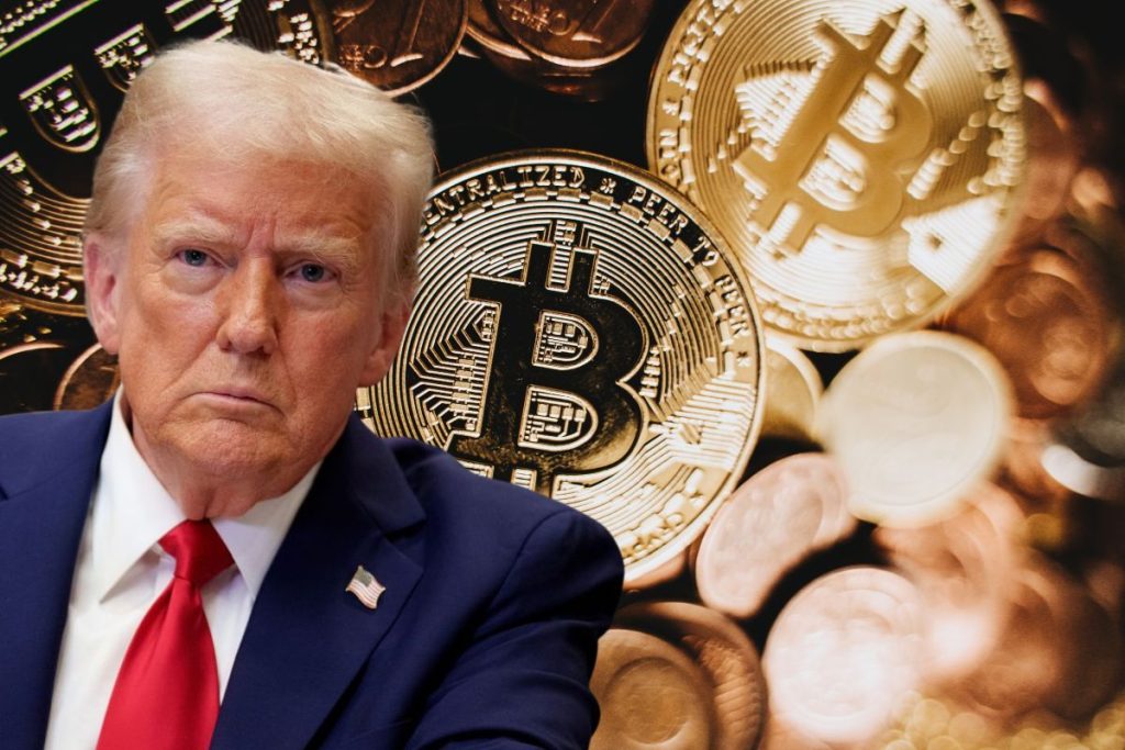 Gavin Newsom vs trump crypto