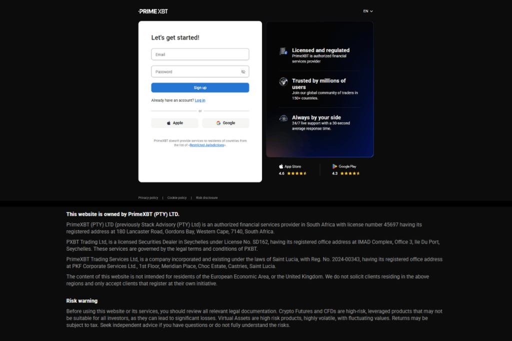 prime XBT Ανταλλακτήρια κρυπτονομισμάτων για αποκεντρωμένες συναλλαγές