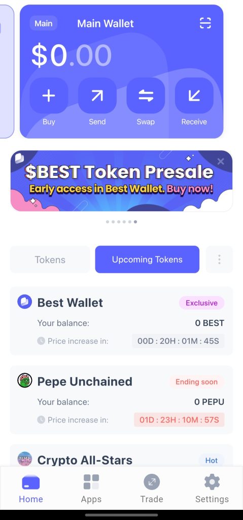 Best Wallet Token buy