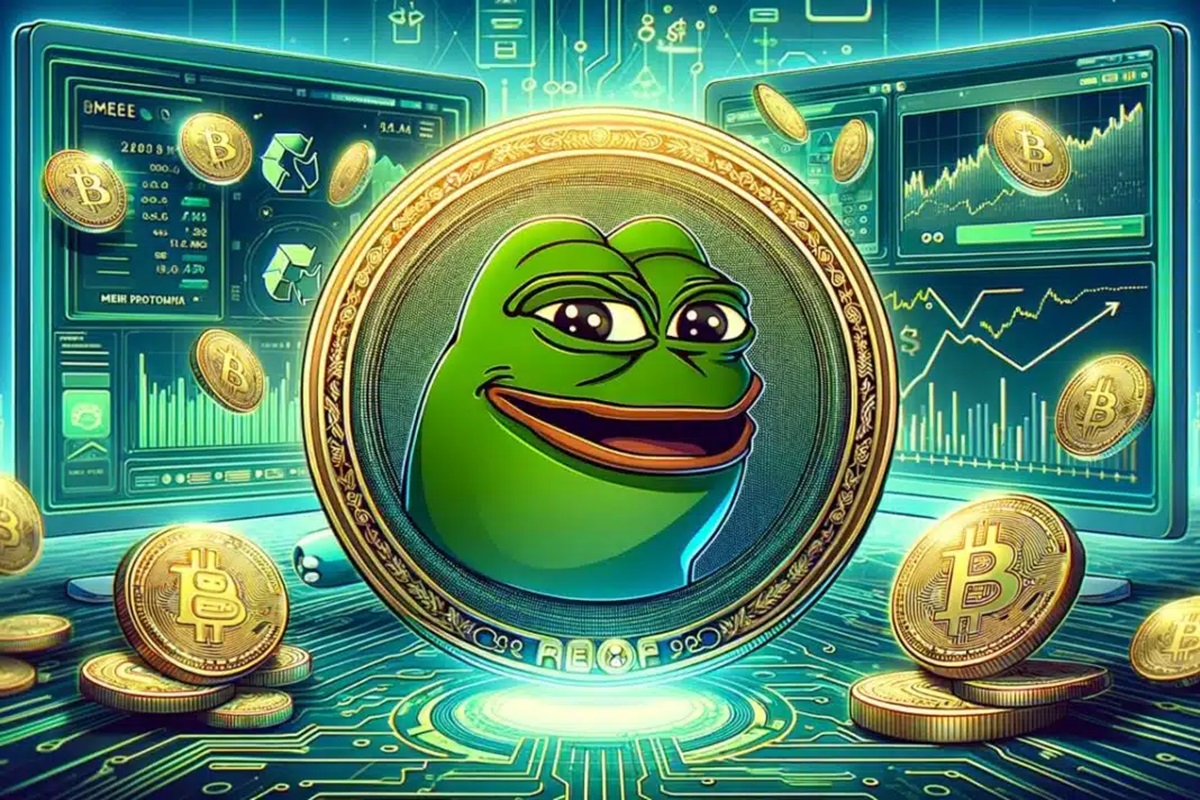 Pepe coin mem erme