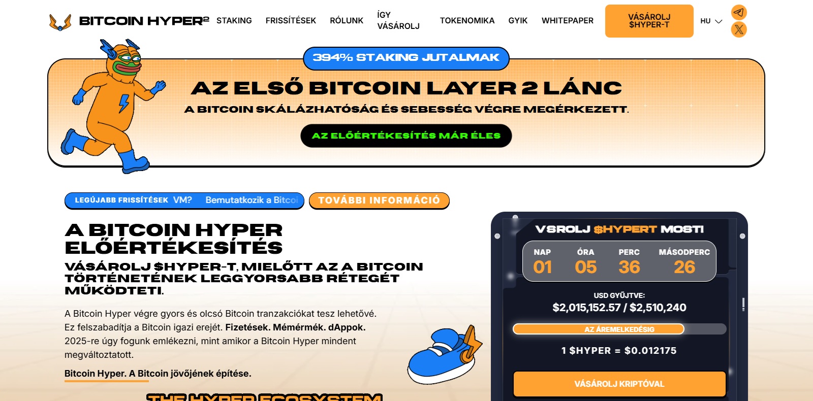Bitcoin Hyper nyito magyar