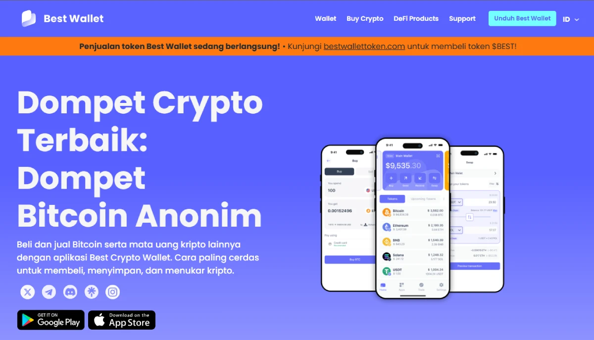 Best Wallet - Wallet Crypto Terbaik dengan Fitur Lengkap yang Ada di Pasaran