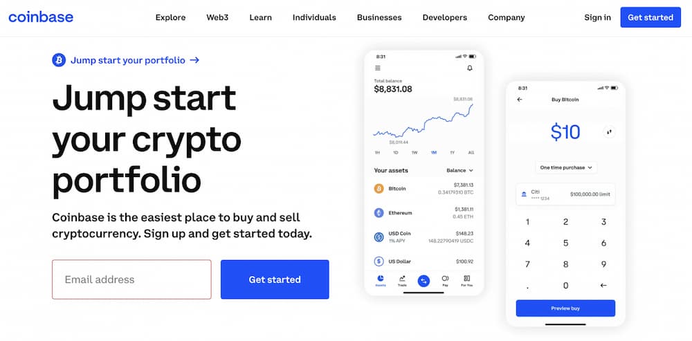 Coinbase- Crypto Exchange Terbaik