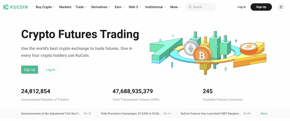 KuCoin - Exchange crypto terbaik