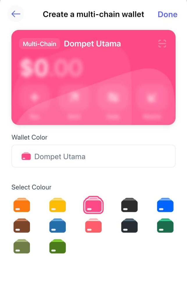 Langkah 3 - Aktifkan dan Atur Wallet Anda