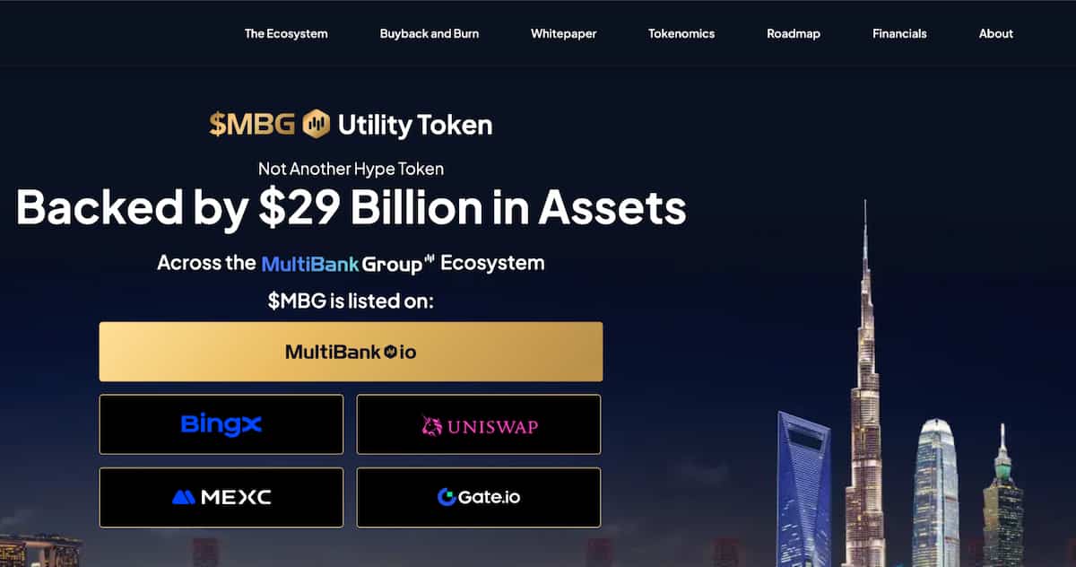 $MBG Utility Token - Dibangun untuk Utilitas Dunia Nyata