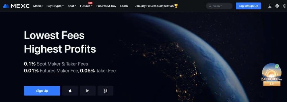 MEXC – Bursa Kripto dengan Bonus Harian Menggiurkan
