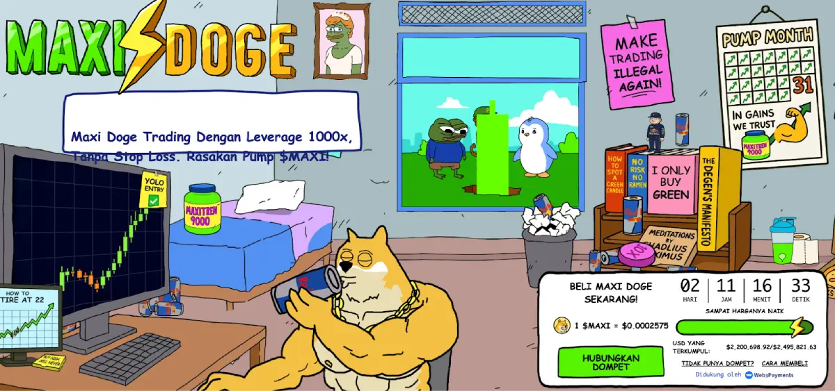 Maxi Doge - Platform untuk Trading Meme dengan Leverage Ekstrem