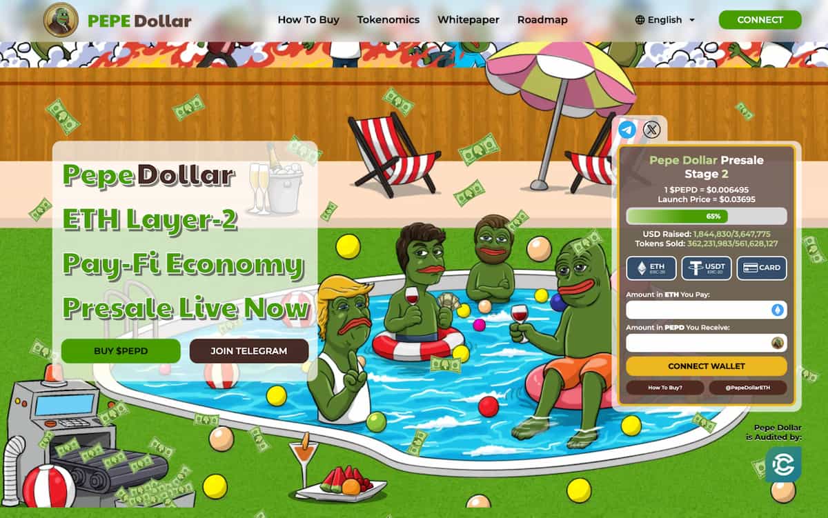 Pepe Dollar Token – ICO Crypto yang Menawarkan Jembatan Baru antara DeFi, Pay-Fi, dan Dunia Meme