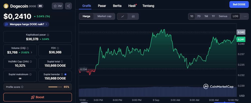 Prediksi Harga Dogecoin 2025