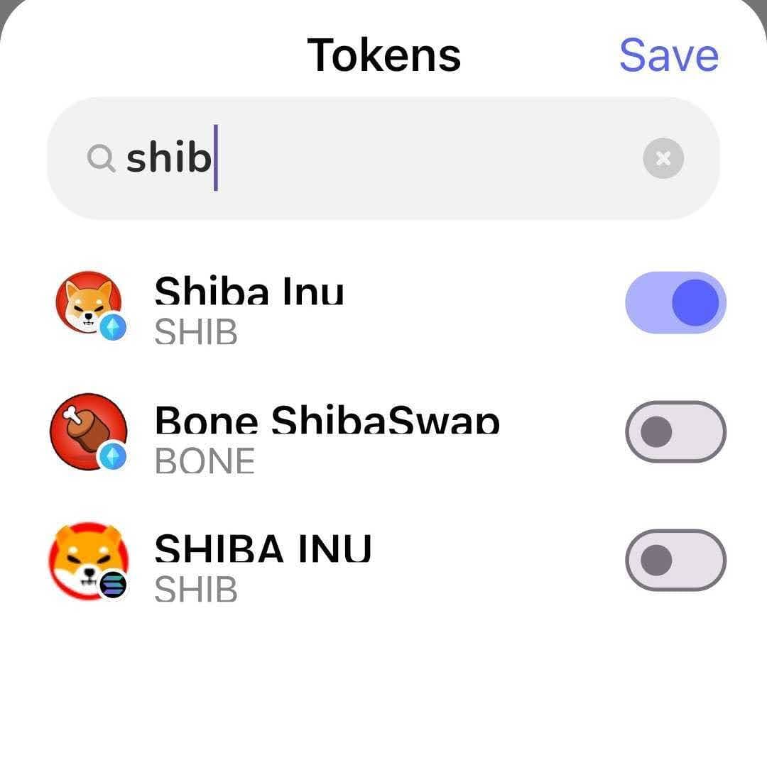 Tambahkan Token SHIB - prediksi harga shiba inu