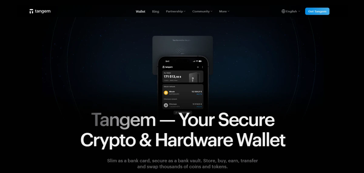 Tangem Wallet - Wallet Crypto Terbaik yang Ramah untuk Pemula
