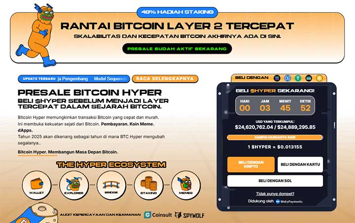 Bitcoin Hyper Presale Kripto Terbaik