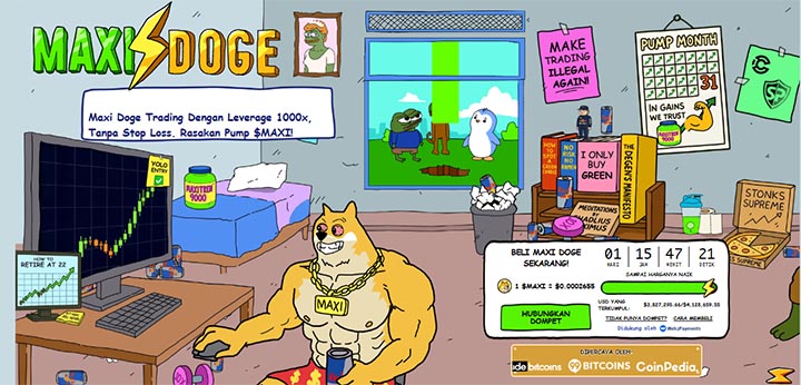 maxi doge - presale crypto terbaik
