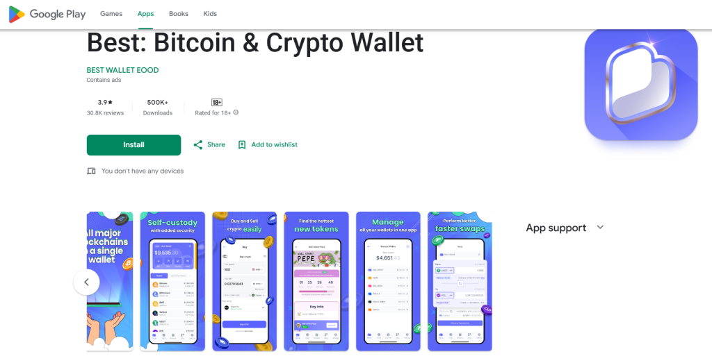 Download Best Wallet - Prediksi Harga PEPENODE
