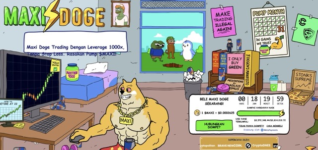 Maxi Doge - Koin yang akan listing di Binance