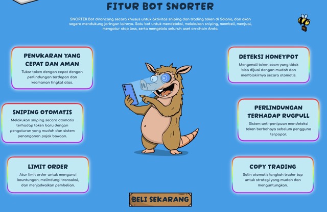 Fitur Snorter Bot
