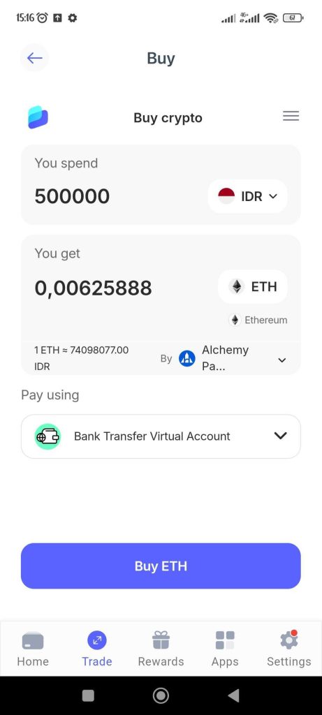 Cara beli Bitcoin Hyper - beli crypto