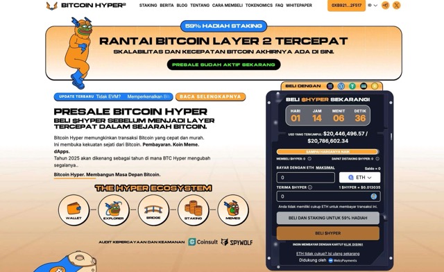 Cara beli Bitcoin Hyper - Beli HYPER