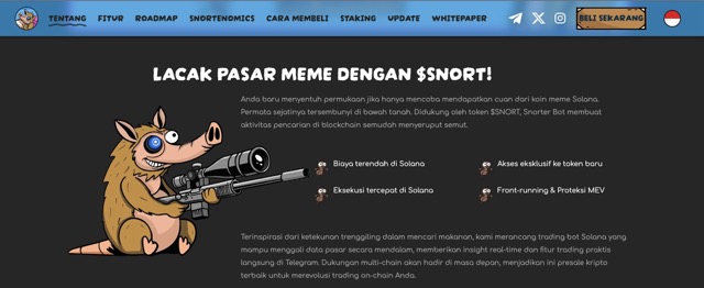 Cara beli Snorter - Meme coin Snorter