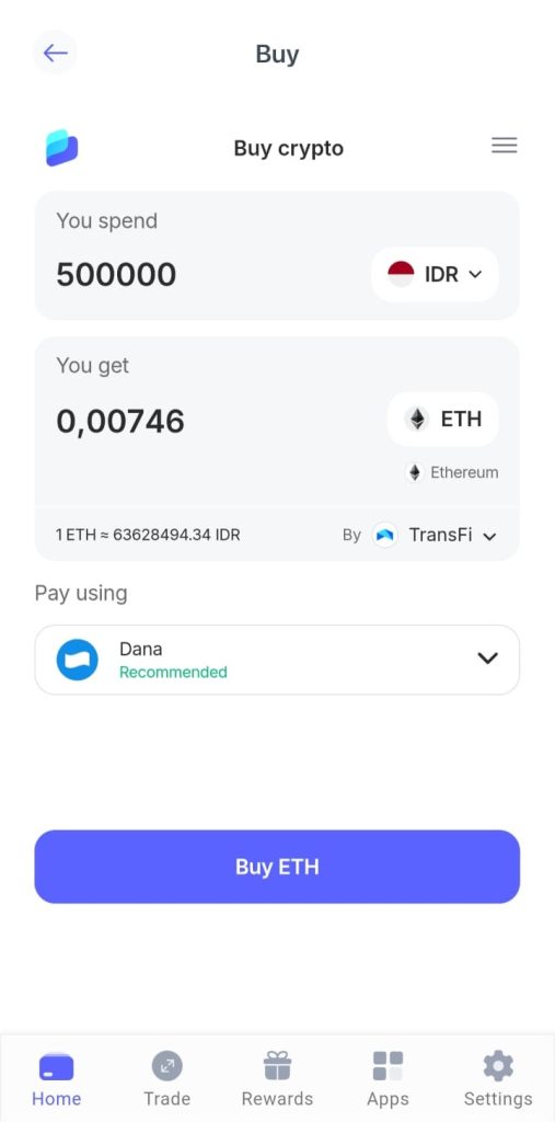 beli ETH - cara beli pepenode