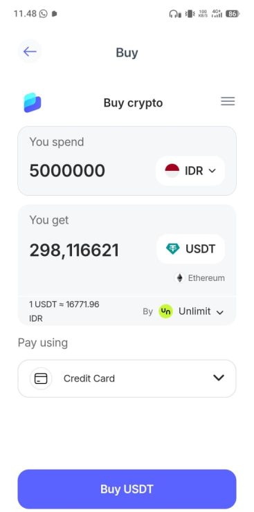 Deposit ETH - Prediksi Harga SUBBD
