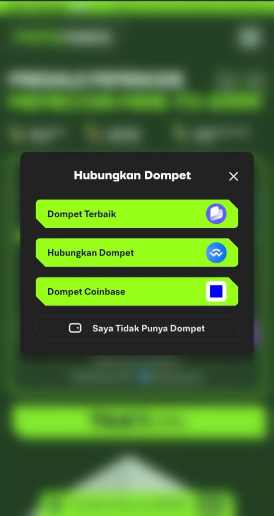 pilih best wallet - cara beli pepenode