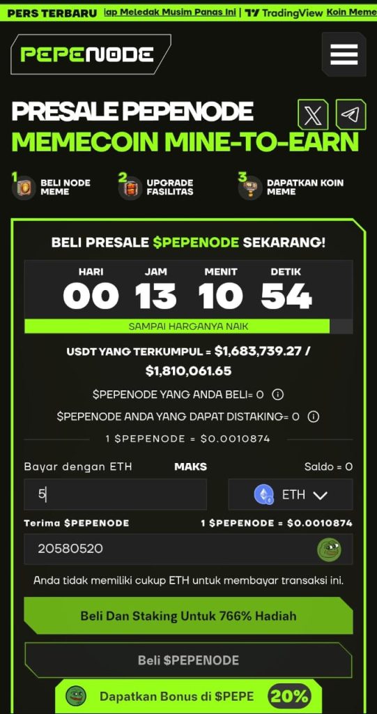 beli pepenode - cara beli pepenode